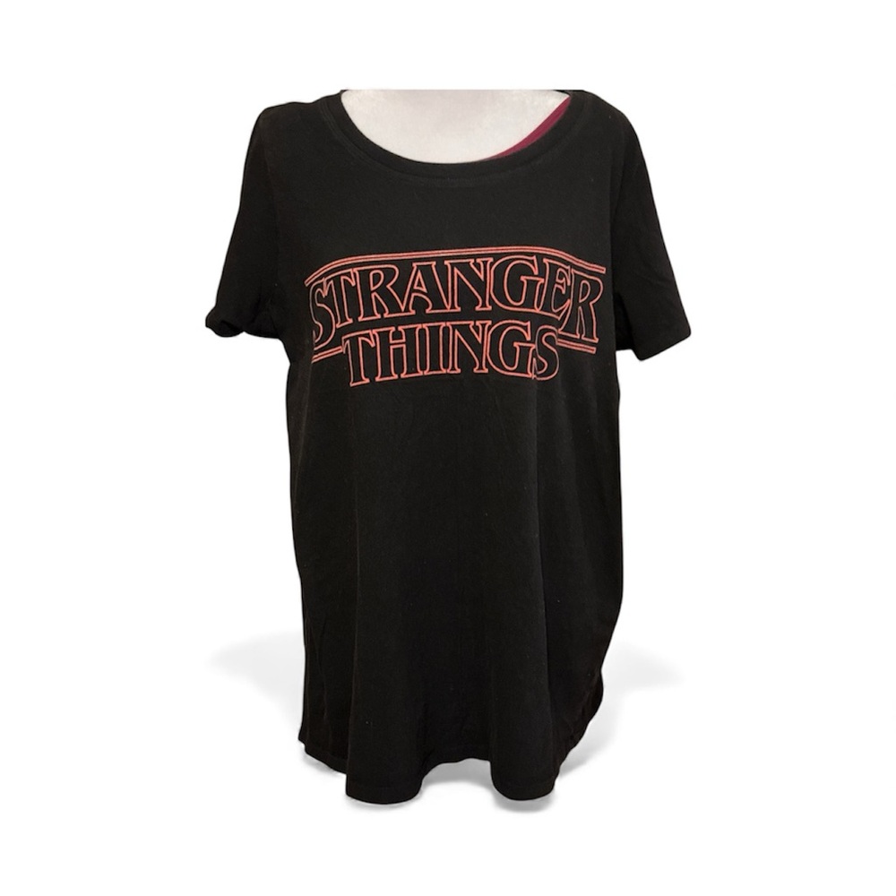 Black Stranger Things T-Shirt
